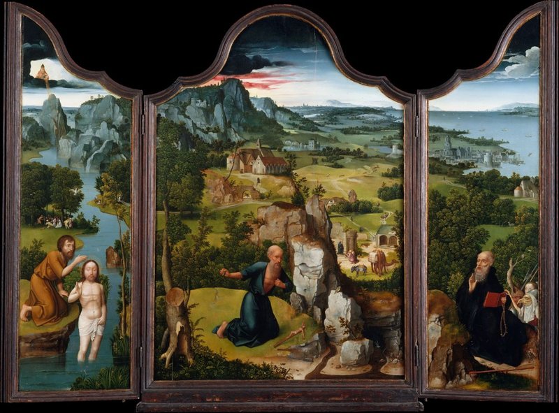 Joachim Patinir, The Penitence of Saint Jerome, 1512