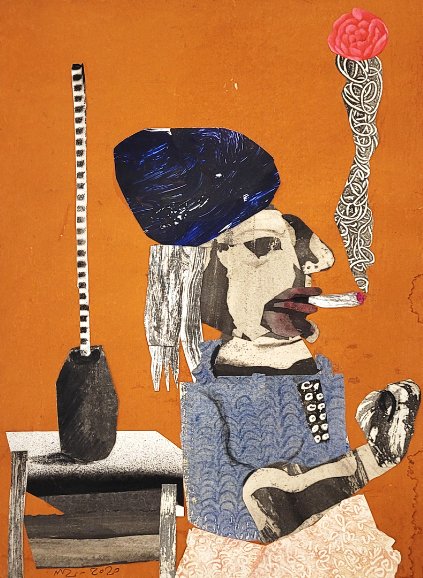 Mehrdad Jafari, Waiting Woman Behind the Window, 2020