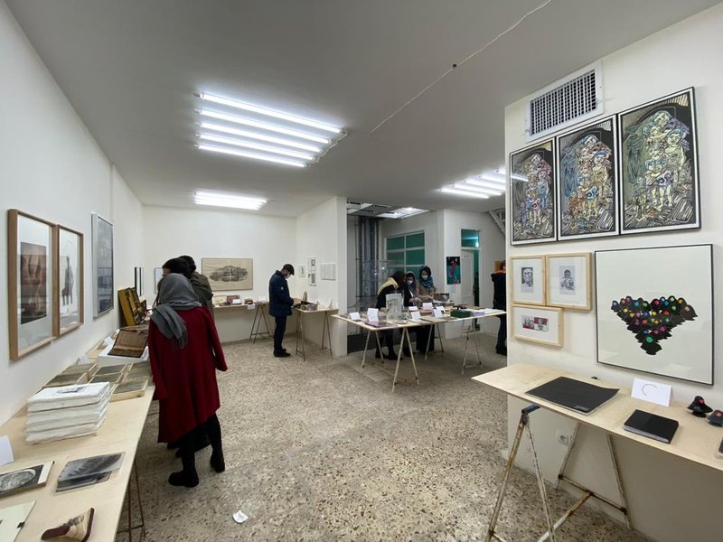 Installation view.