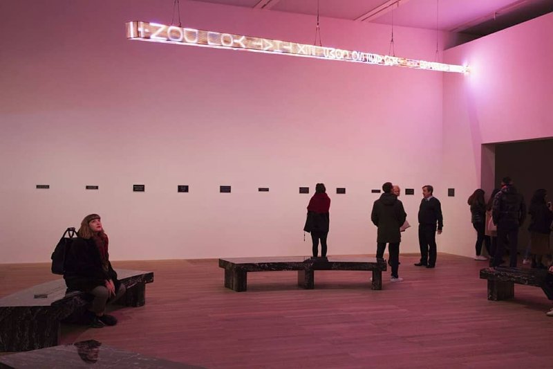 Installation view.