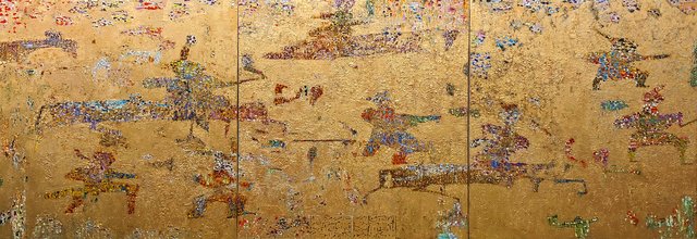 Reza Derakshani, Gold Hunt, 2019
