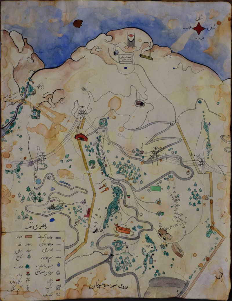 Mohadese Taheri, The Map, 2022