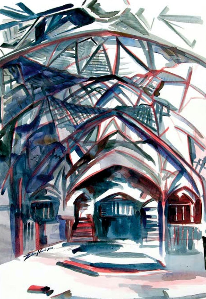 Zahra Nazari, Persian Bazaar, 2020