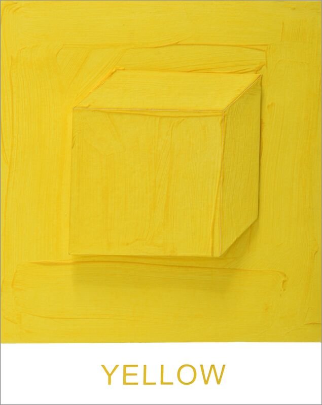 John Baldessari, Eight Colorful Inside Jobs- Yellow, 2017