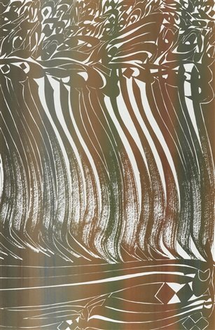 Charles Hossein Zenderoudi, Yu, 1984