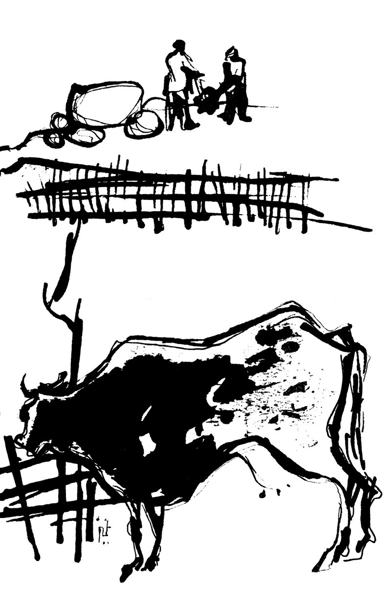 Morteza Momayez, Illustration for Ketab, 1960