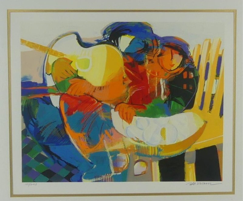 Hessam Abrishami, Figures with Guitar
