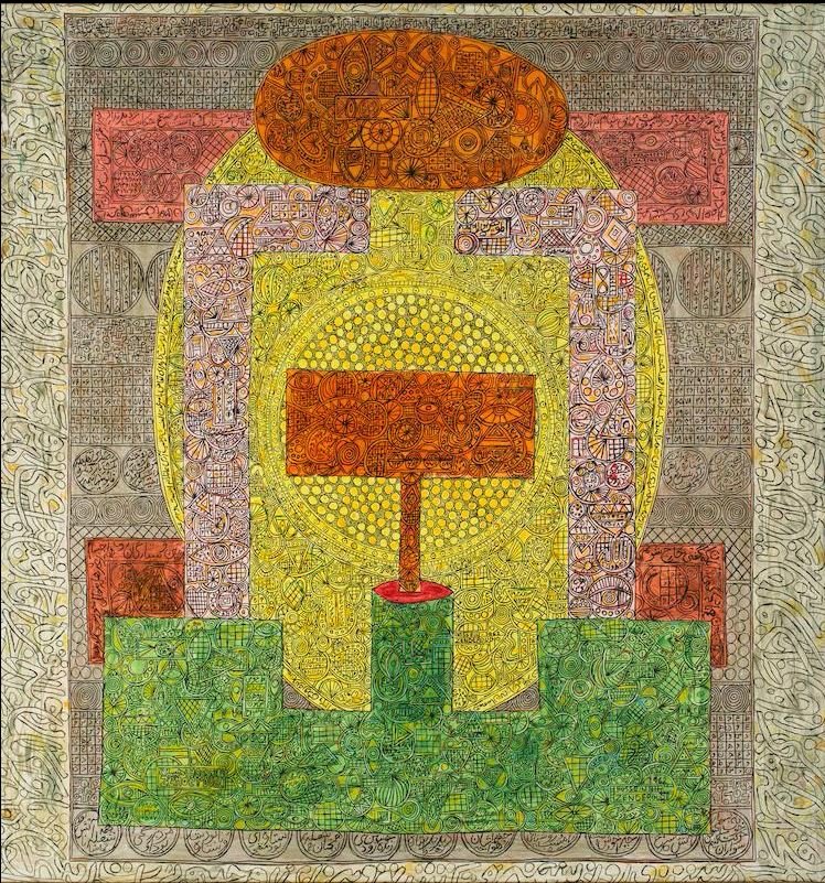 Charles Hossein Zenderoudi, Mir + 54 + Bz + S, 1962