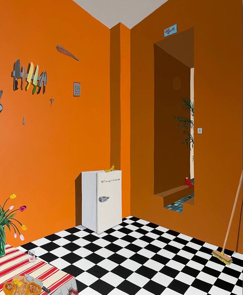 Azadeh Nia, In The Kitchen, 2023