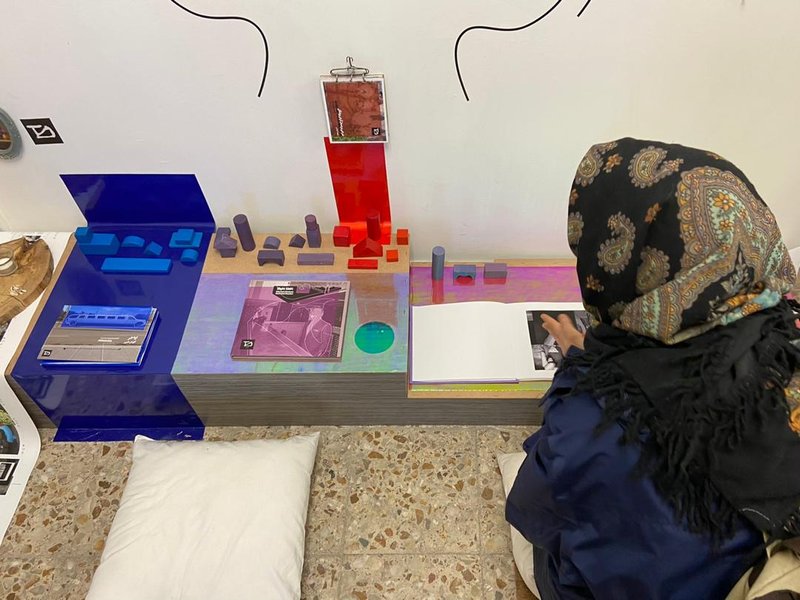 Installation view.