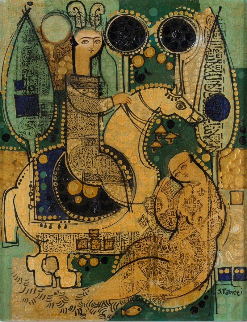 Sadegh Tabrizi, Untitled, 1970