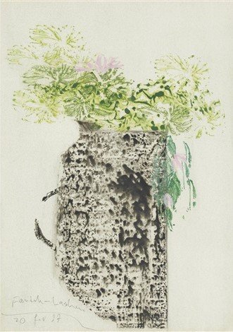 Farideh Lashai, Flowers, 1987