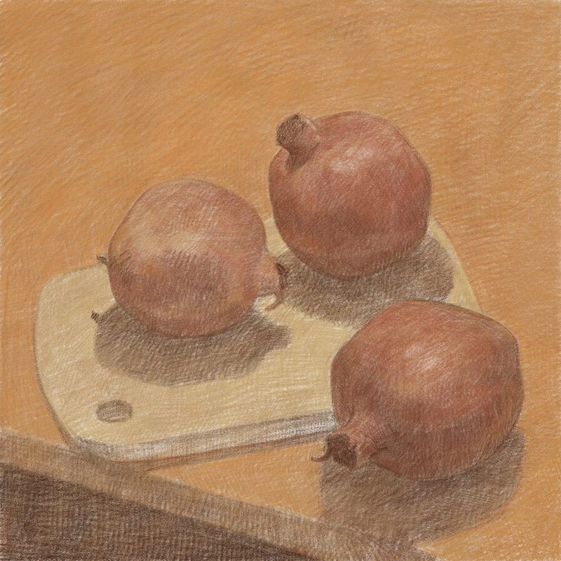 Neda Mirhosseini, Pomegrants, 2022