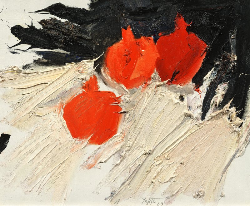 Manoucher Yektai, Three Pomegranates, 1963