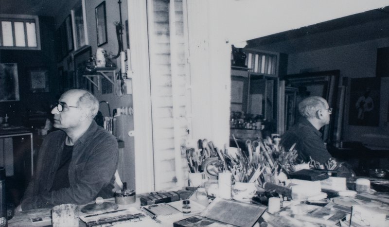 In Mohammad Hossein Maher's Studio