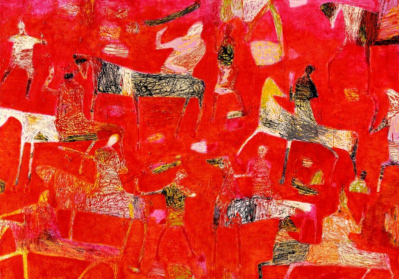 Reza Derakshani, Fire Hunt, 2017