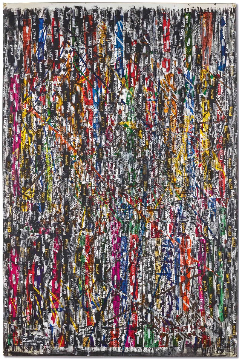 Charles Hossein Zenderoudi, Nouveau Mexique, 1990
