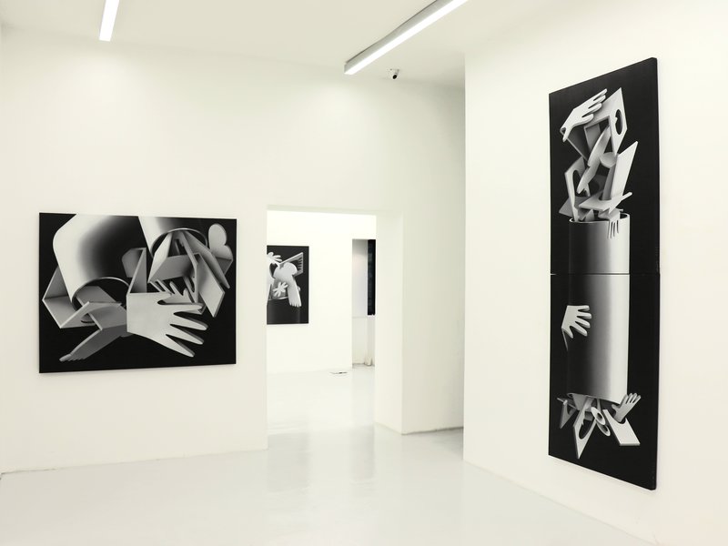 Gray Fragmentation, installation view