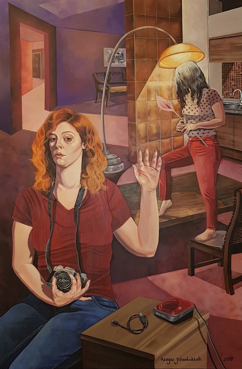 Negar Jahanbakhsh, Lan Lan Getting Married or The Bride Stripped Bare by Her Bachelors, 2019