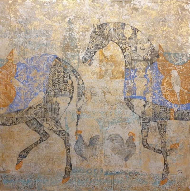 Mohammad Hadi Fadavi, Horses without Rider, 2021