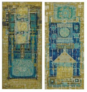 Jafar Rouhbakhsh, Geometric Composition, 1991