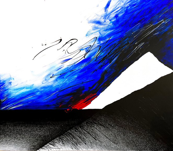 Golnaz Fathi, The Sky is Blue 2, 2021