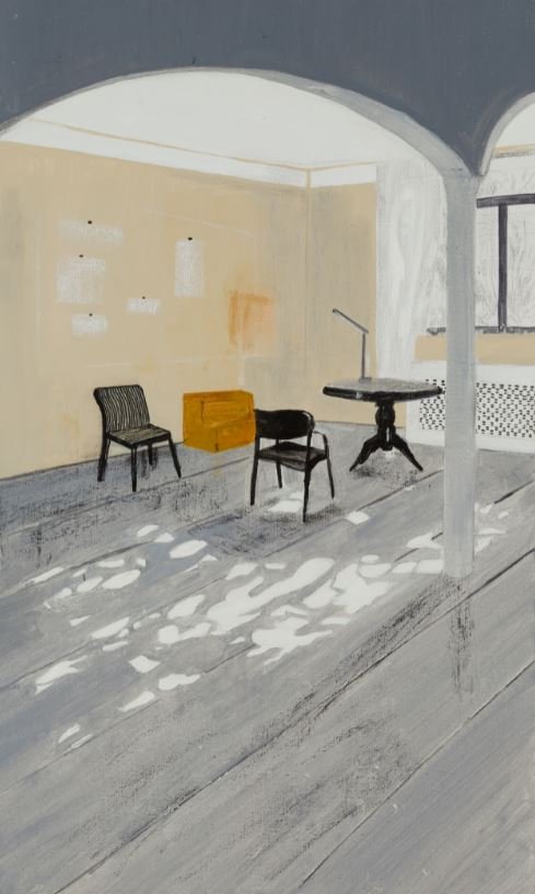 Khorshid Mirza Aghaie, Harouni’s Studio, 7:45 AM, 2020