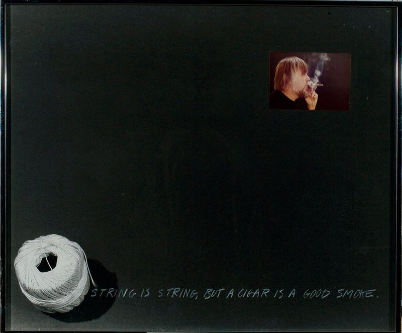 John Baldessari, Cigarette smoke is good