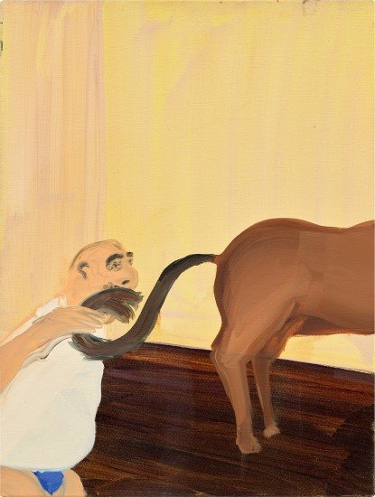 Tala Madani, Mustache, 2008