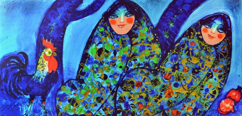 Nasser Ovissi, Sisters and Rooster