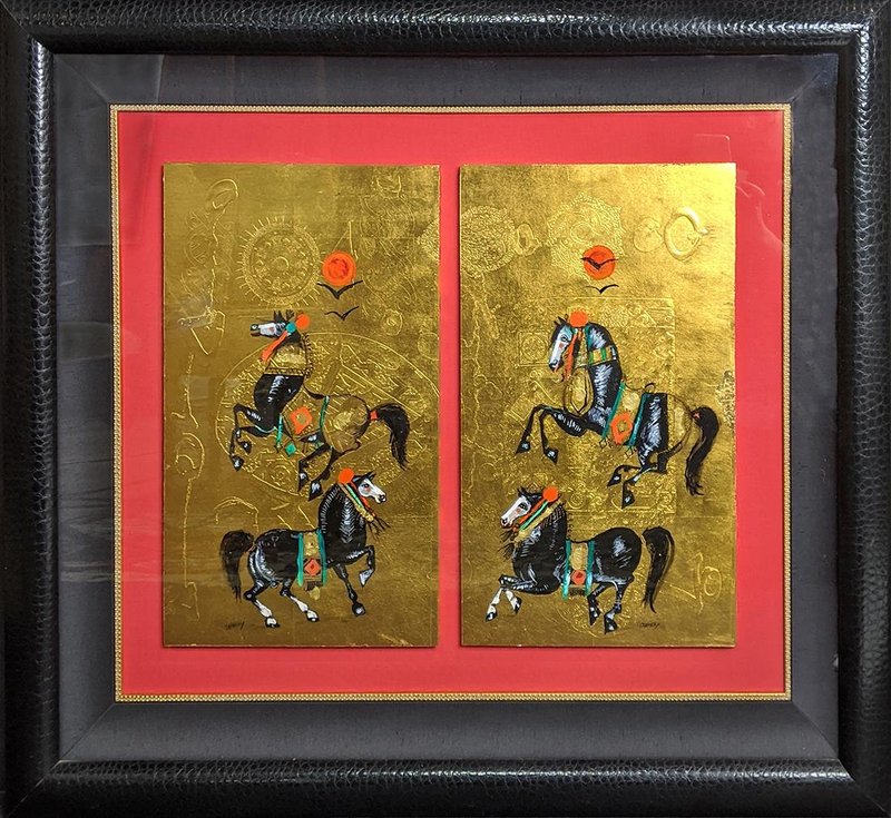 Nasser Ovissi, Four Horses
