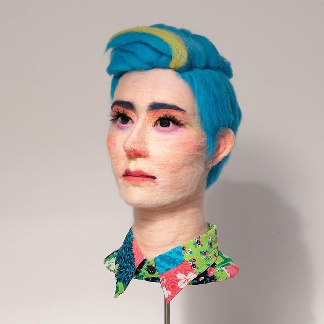 Salman Khoshroo, Anahita's Sculpture in Wool, 2021