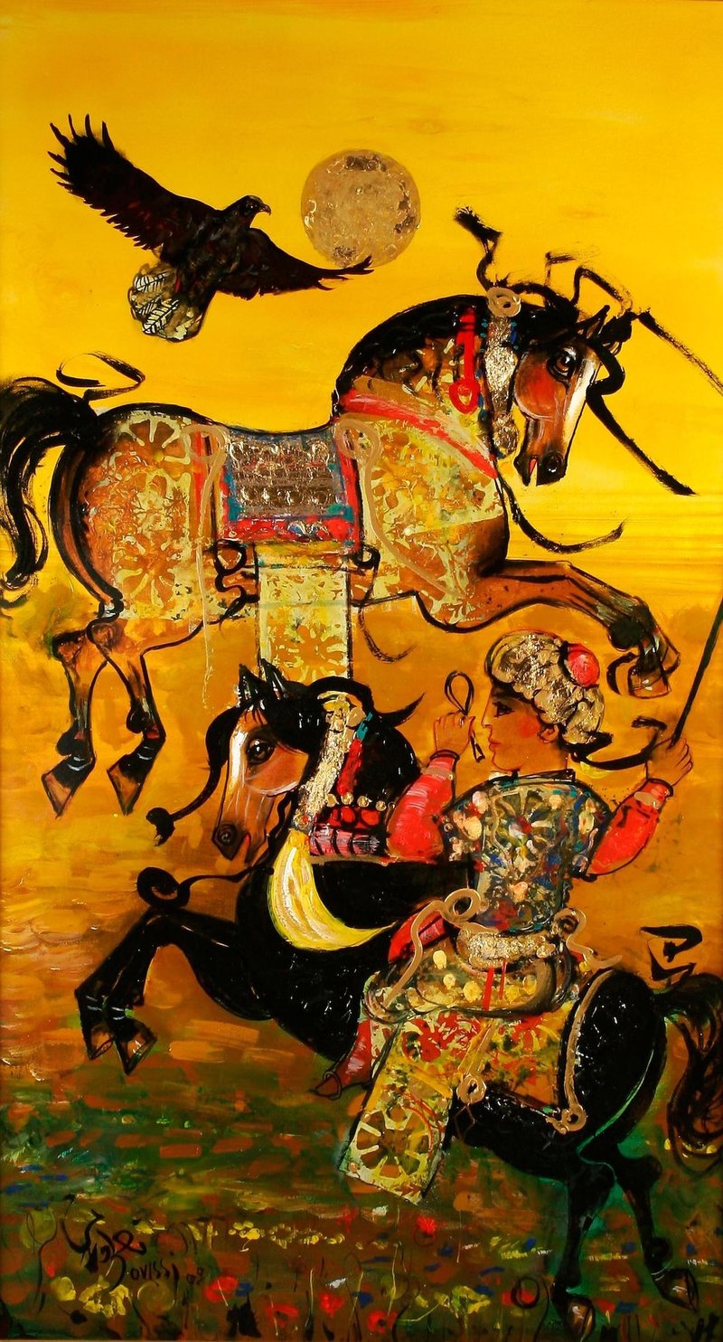 Nasser Ovissi, Polo Player and Eagle
