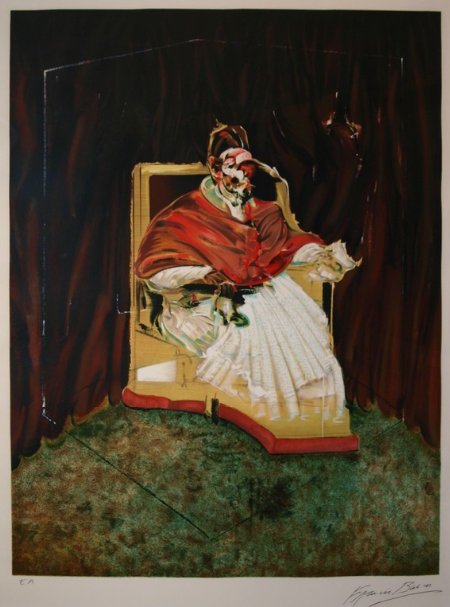 Francis Bacon, Study for Portrait of Pope Innocent X, 1989