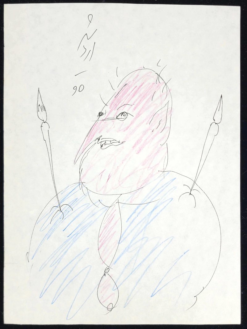 Ardeshir Mohassess, Untitled, 1990