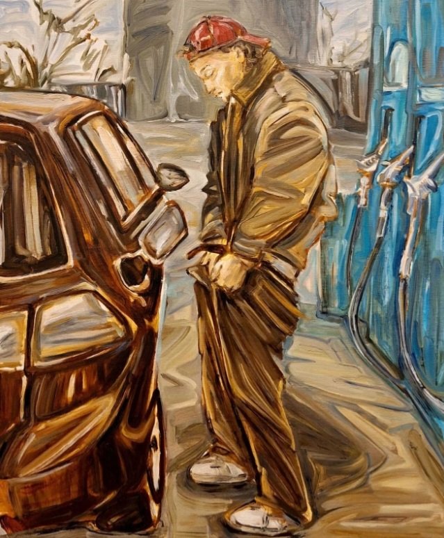 Simin Jalilian, Zapfsaule, 2026