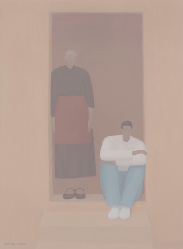 Mengqiang Zheng, An Afternoon in Homeland, 2023
