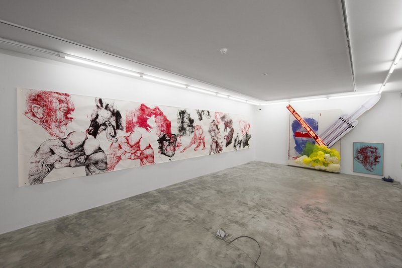 Sin, installation view