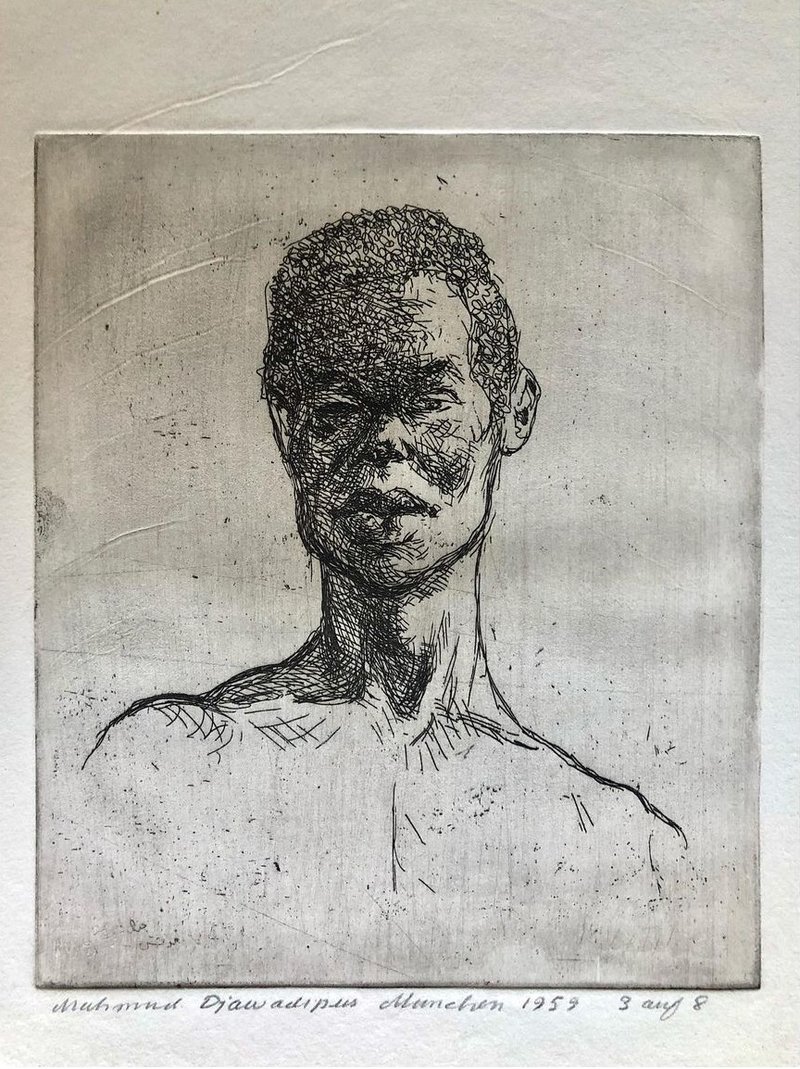Mahmoud Javadipour, Portrait, 1959