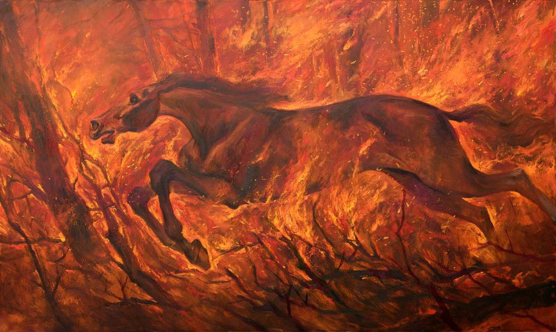 حسن روح‌الامین، بدون عنوان، 1398
