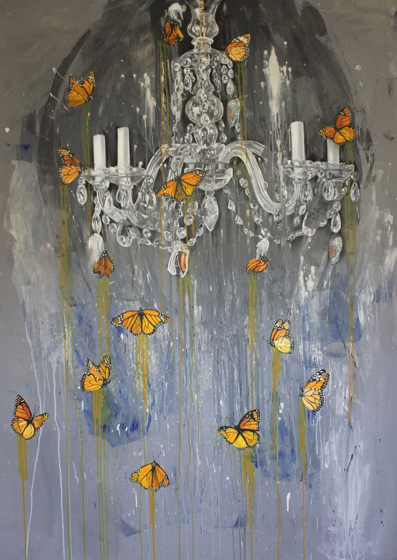 Mina Anoushe, Through the Yellow Cocoon of Light, 2014