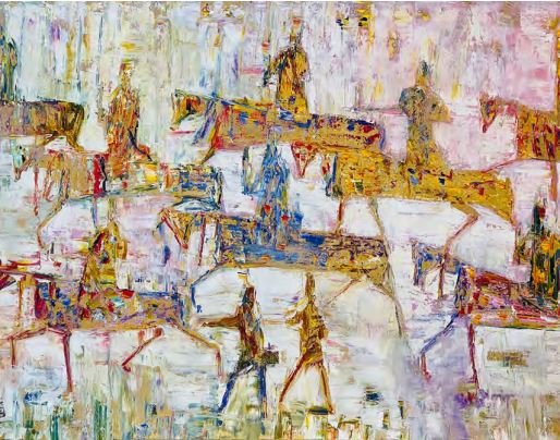 Reza Derakshani, White Hunt, 2016