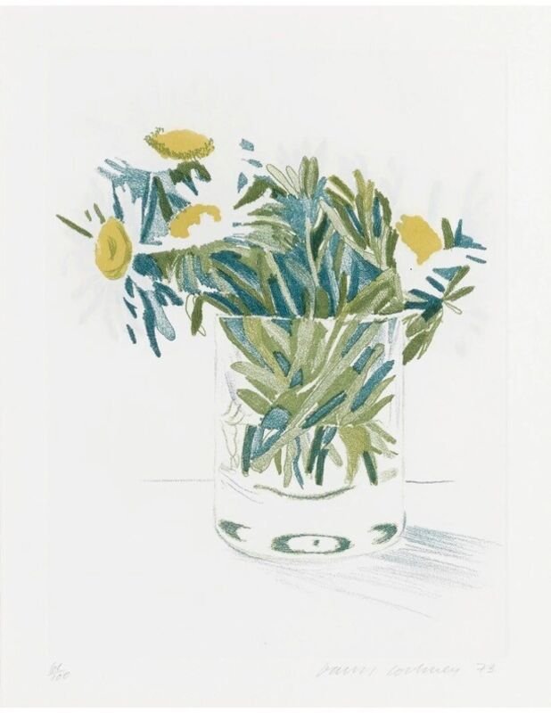 David Hockney, Marguerites, 1973