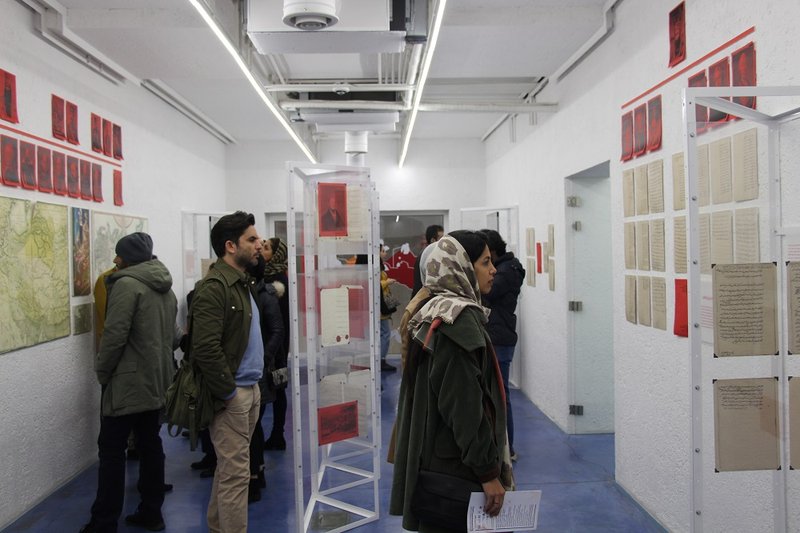 Red Paper, installation view