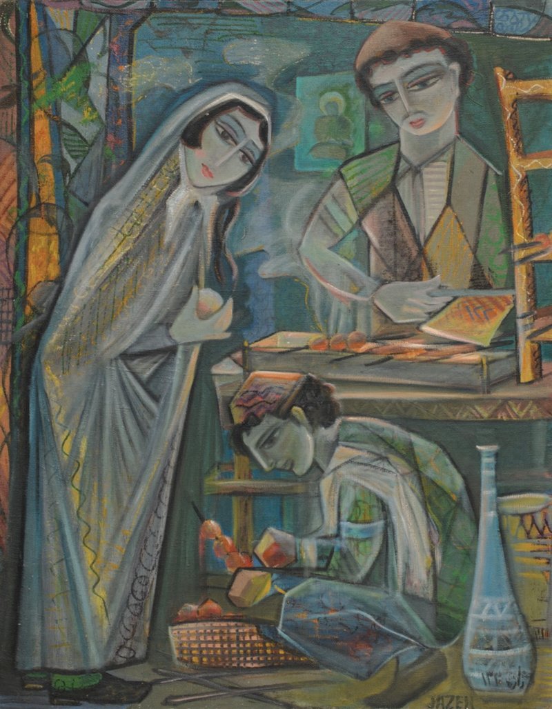 Jazeh Tabatabai, Kebabery, 1951