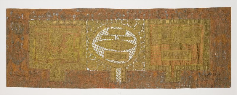 Charles Hossein Zenderoudi, Composition, 1965