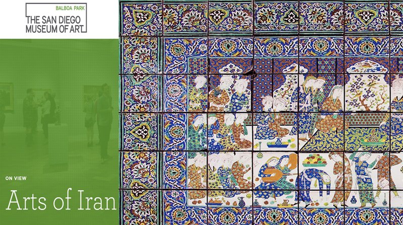 نمایش «هنرهای ایران» در موزه‌ی هنر سن‌دیگو 