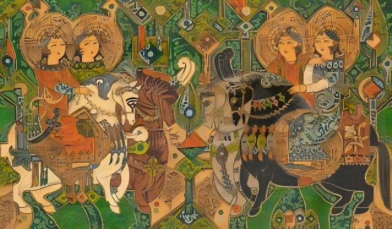 صادق تبریزی، بدون عنوان، 1360