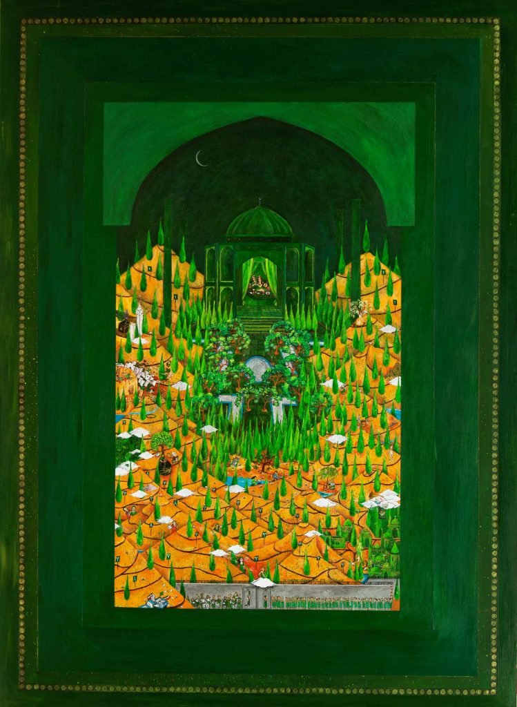 Homa Bazrafshan, Green Dome, 2012