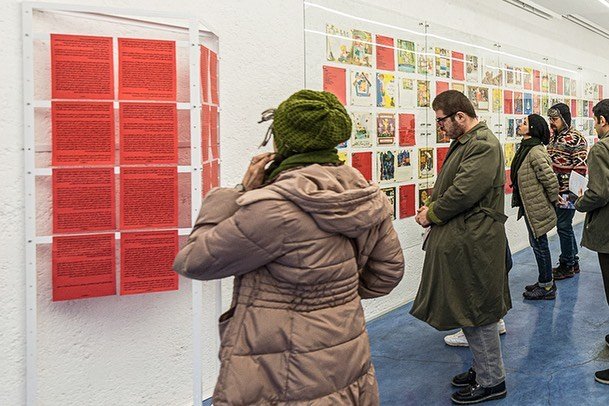 Red Paper, installation view